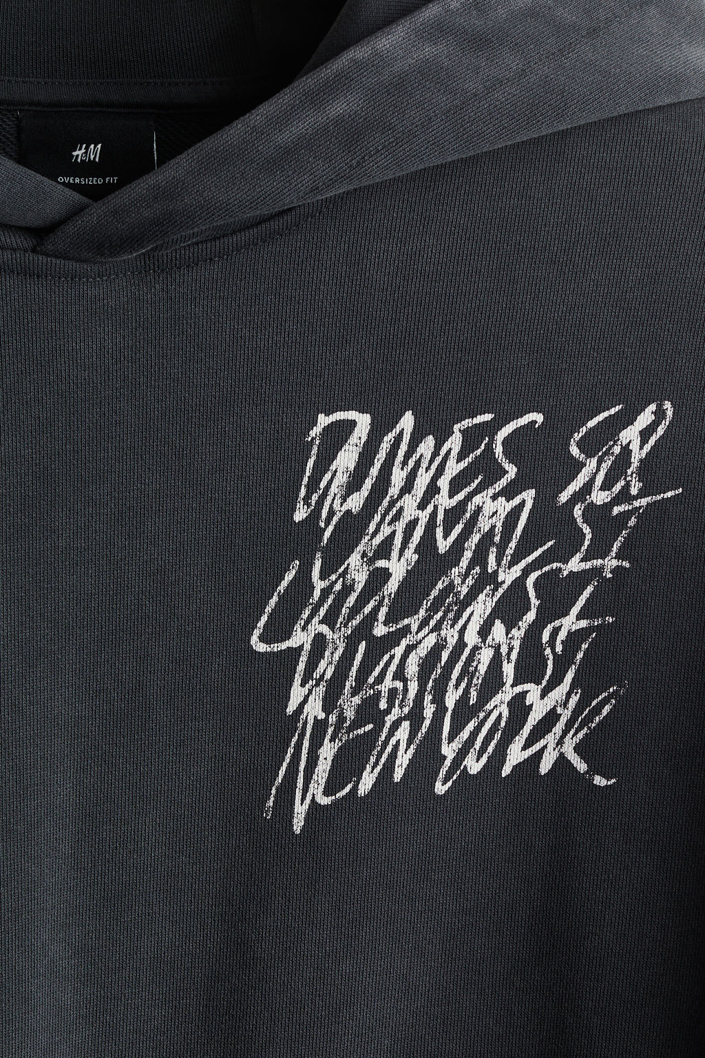 Sudadera con capucha y estampado Oversized Fit - H&m фото 7