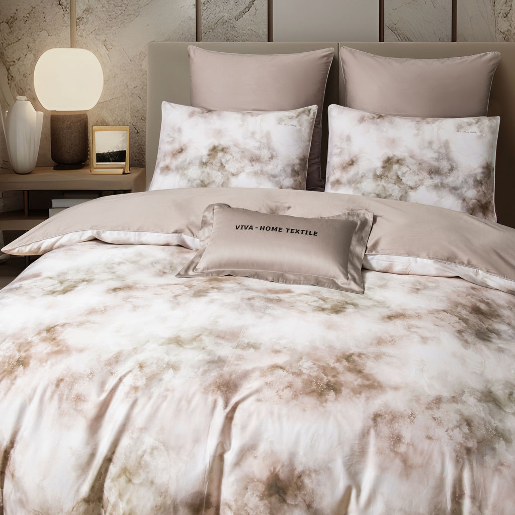 Комплект постельного белья Сатин Премиум на резинке CPAR053 180*200*30;160*200*30;140*200*30 Евро 4 Наволочки