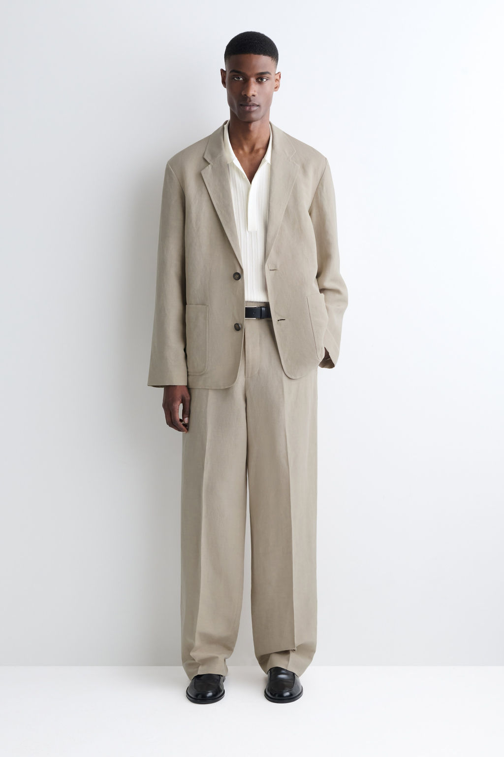 BLAZER DESESTRUCTURADA EN MEZCLA DE LINO - H&m фото 10