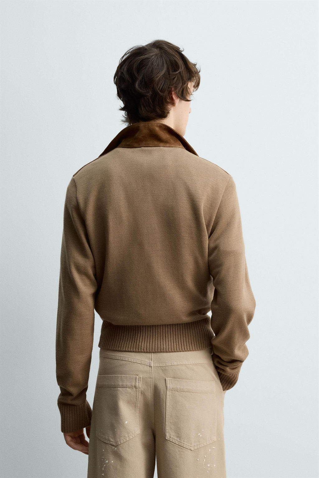 LIMITED EDITION COMBINED LEATHER JACKET - Zara фото 3