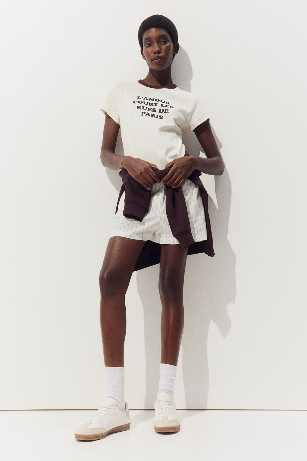 Camiseta ajustada de algodon - H&m фото 2