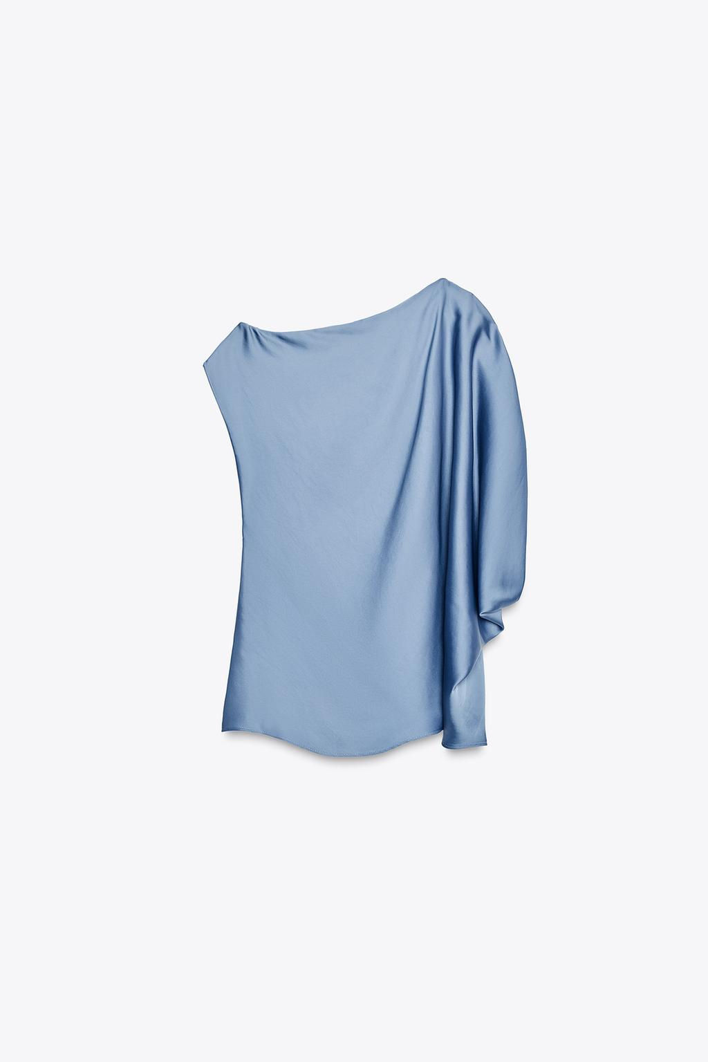 SATIN TOP WITH HARDWARE - Zara фото 7