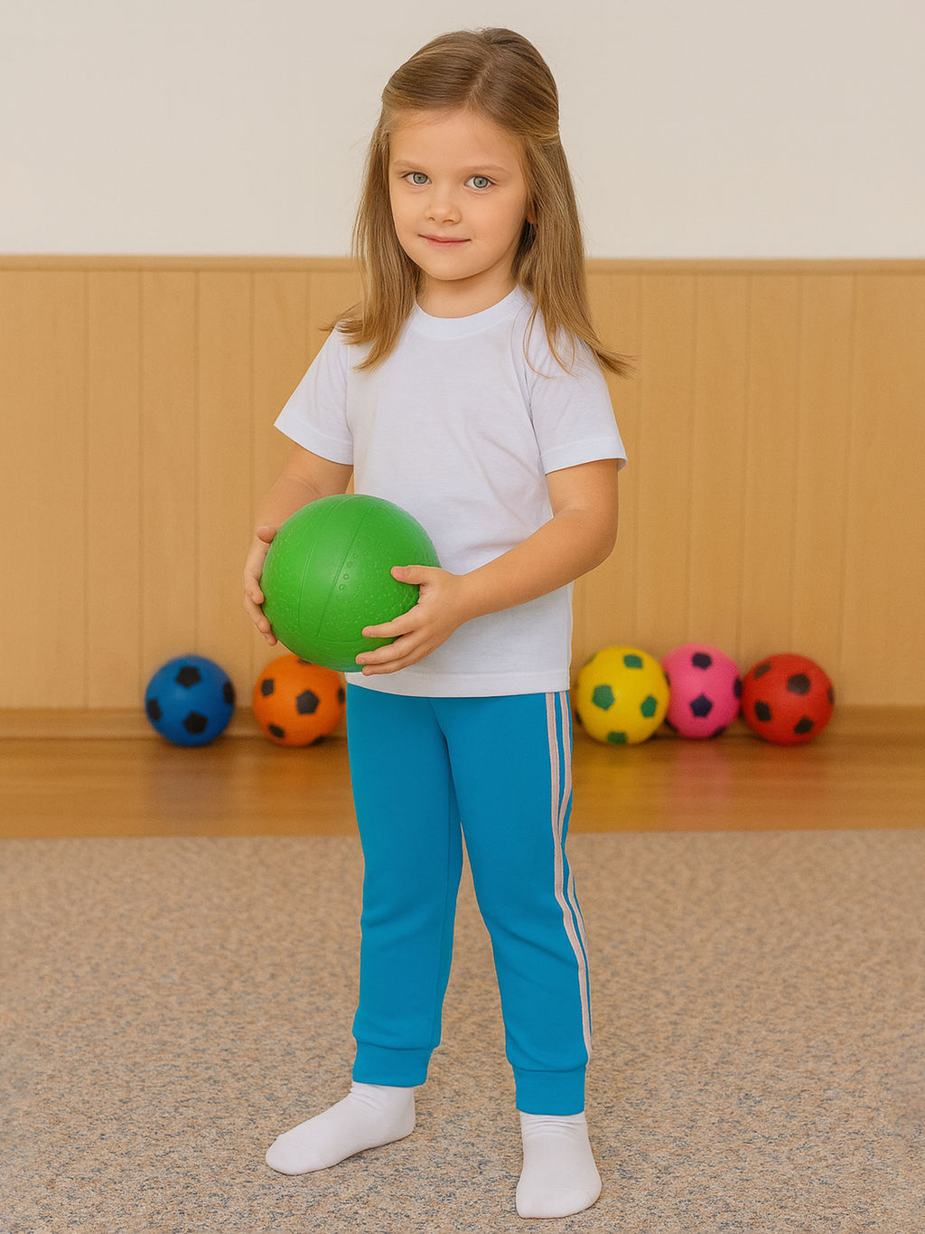 Штанишки детские бирюза