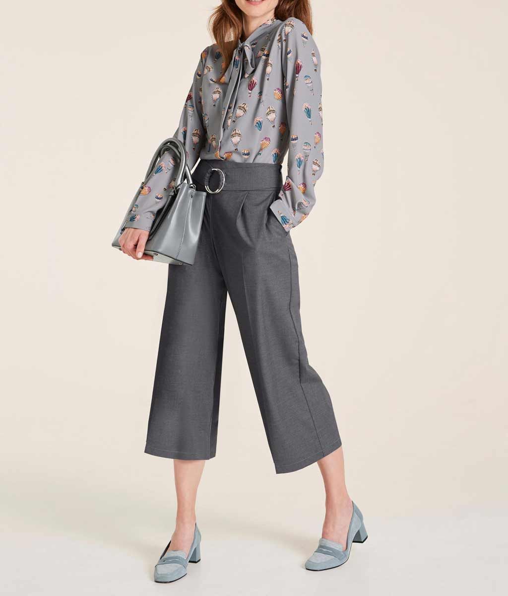 Блузка, серая - Ashley brooke фото 3