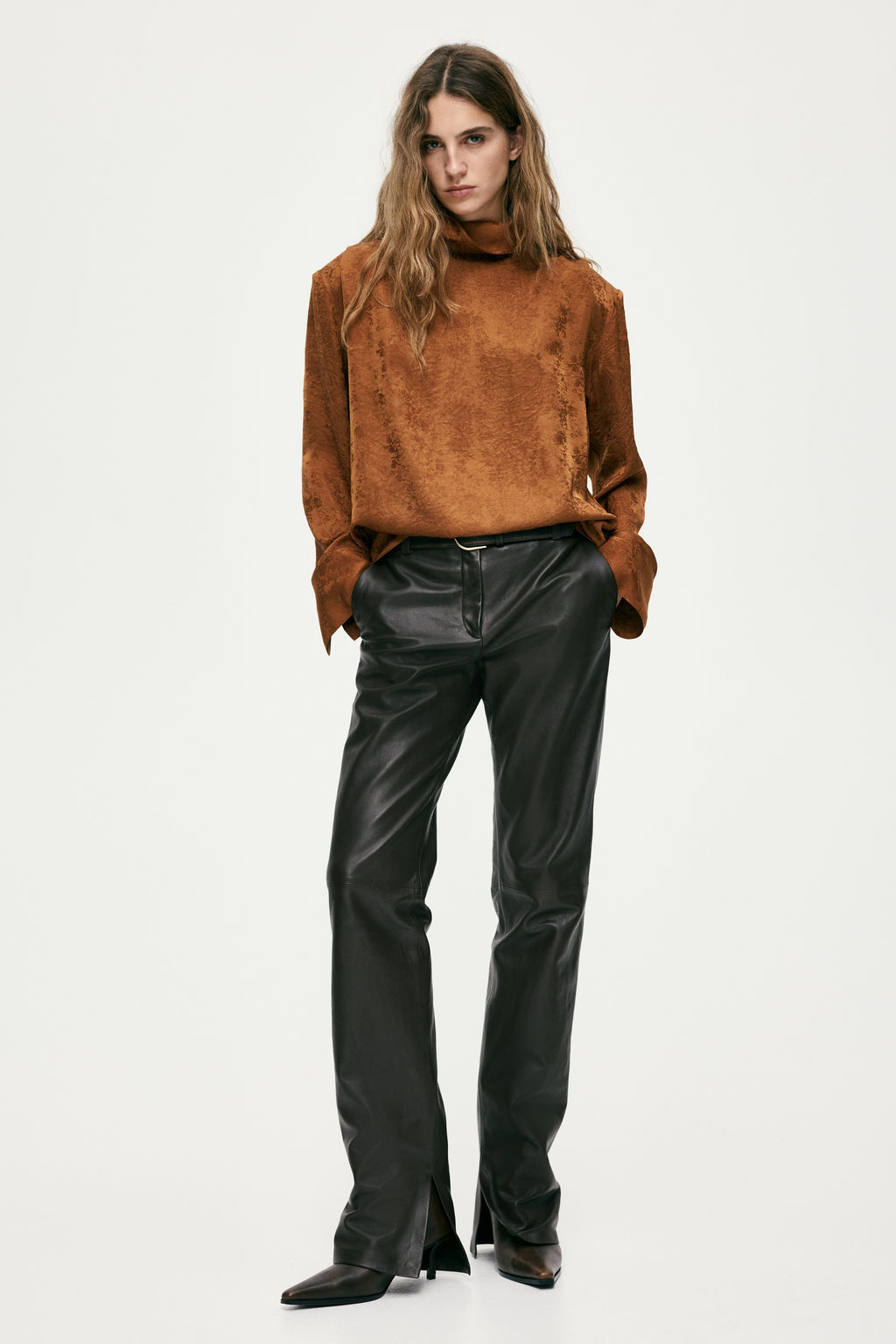 Blusa con hombreras - H&m фото 3