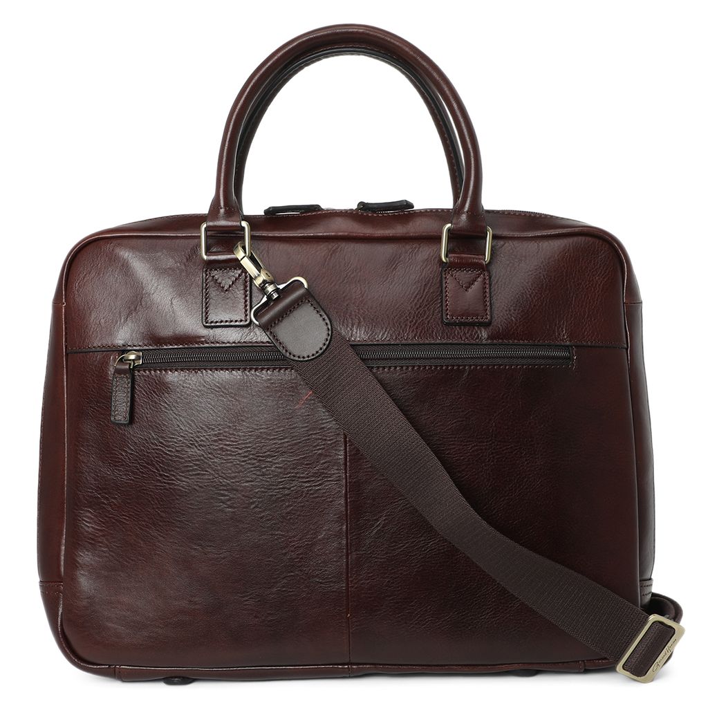 Мужская сумка для ноутбука GERARD HENON Артикул 2920707, темно-коричневый  фото 4