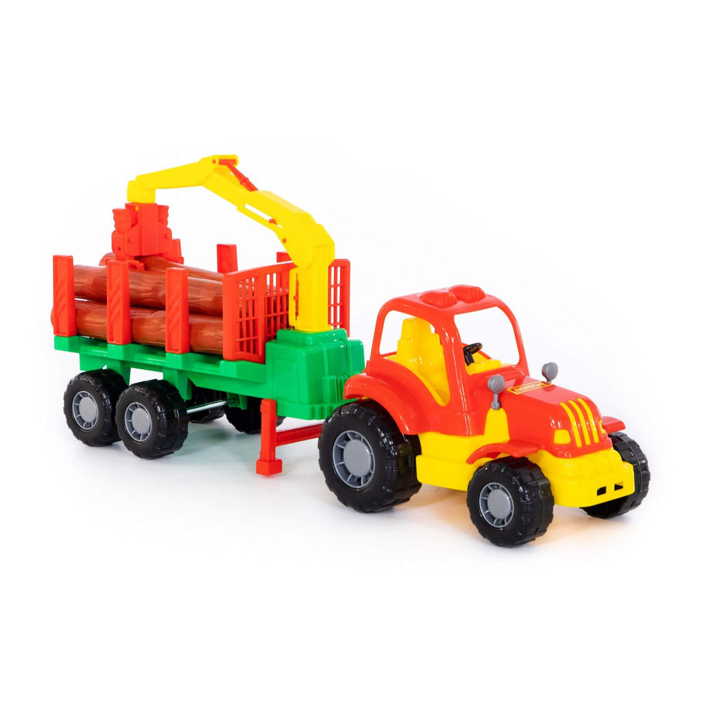 Крепыш, трактор с полуприцепом-лесовозом - Полесье фото 4