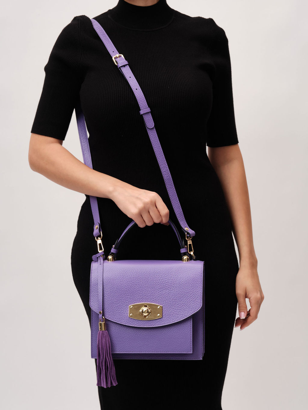 Сумка Azaro 30694 фиолетовый цветок