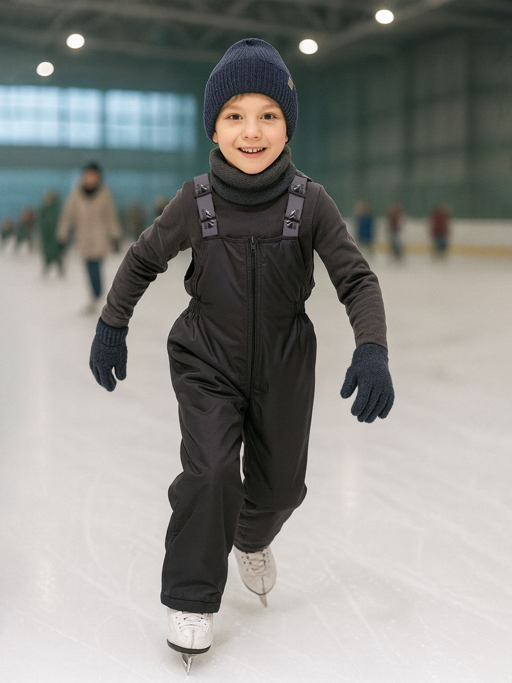 Полукомбинезон серый 60-006/2 (122, 64)