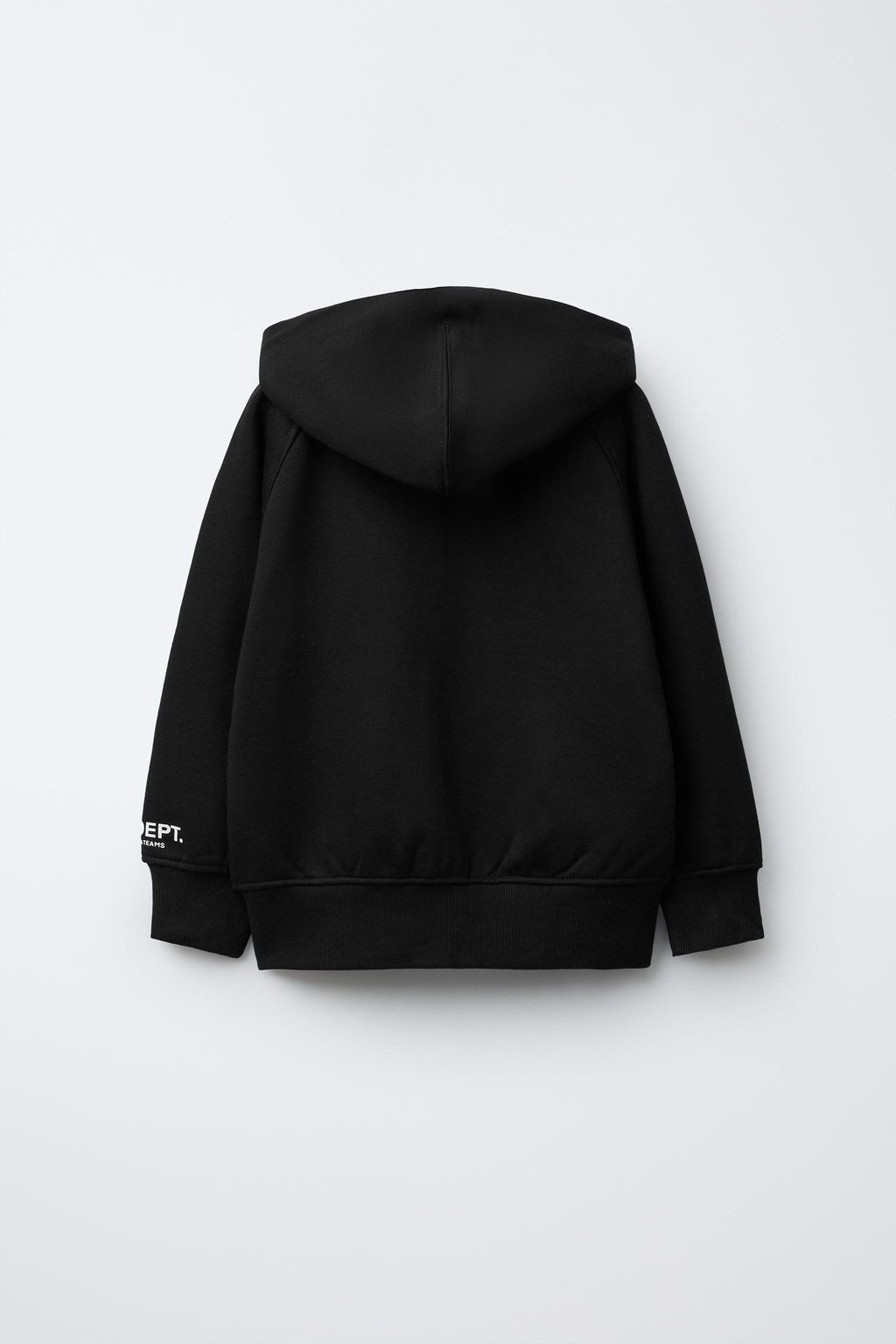 SUDADERA FELPA CREMALLERA / Negro - Zara фото 2