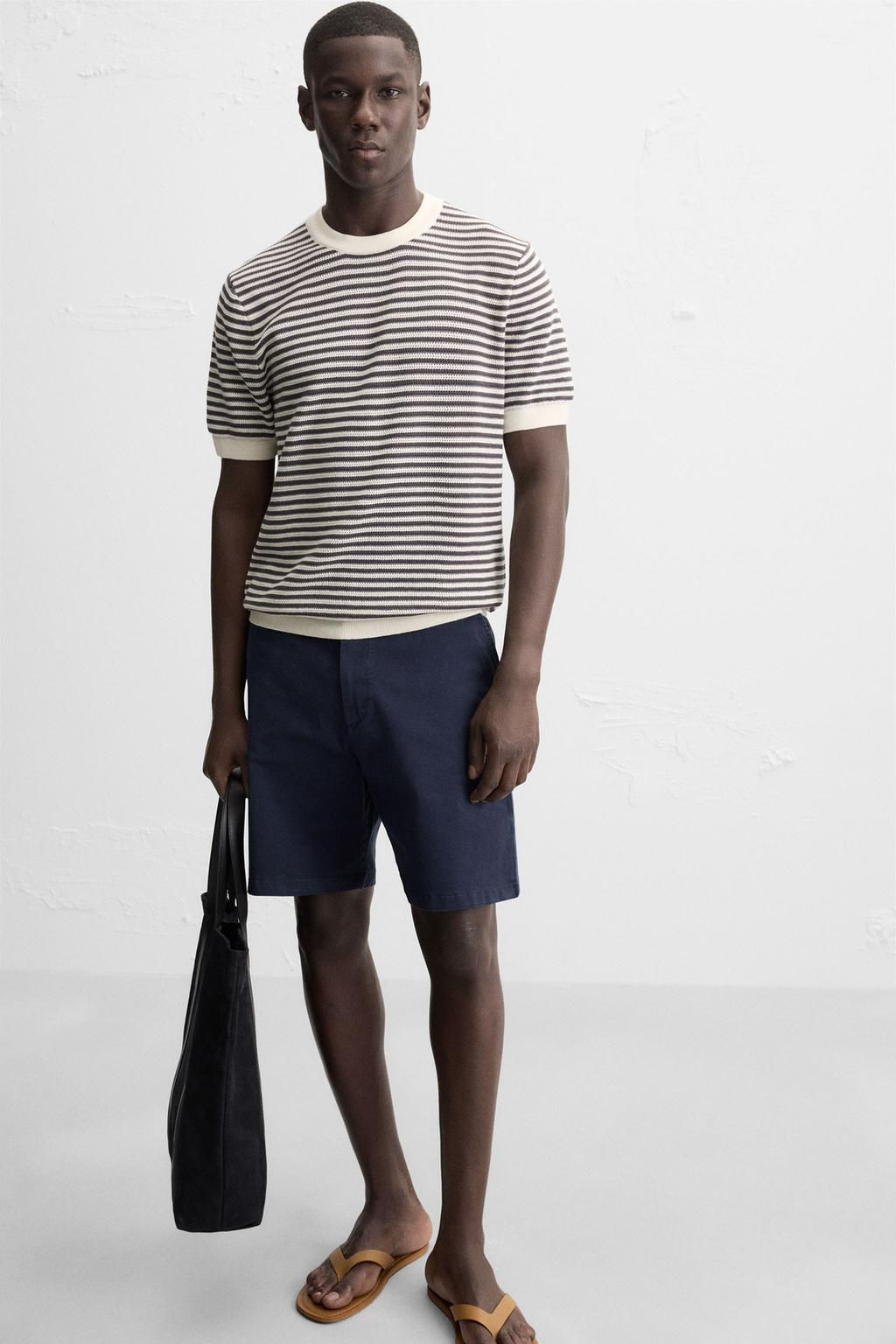 CHINO REGULAR FIT BERMUDA SHORTS - Zara фото 34