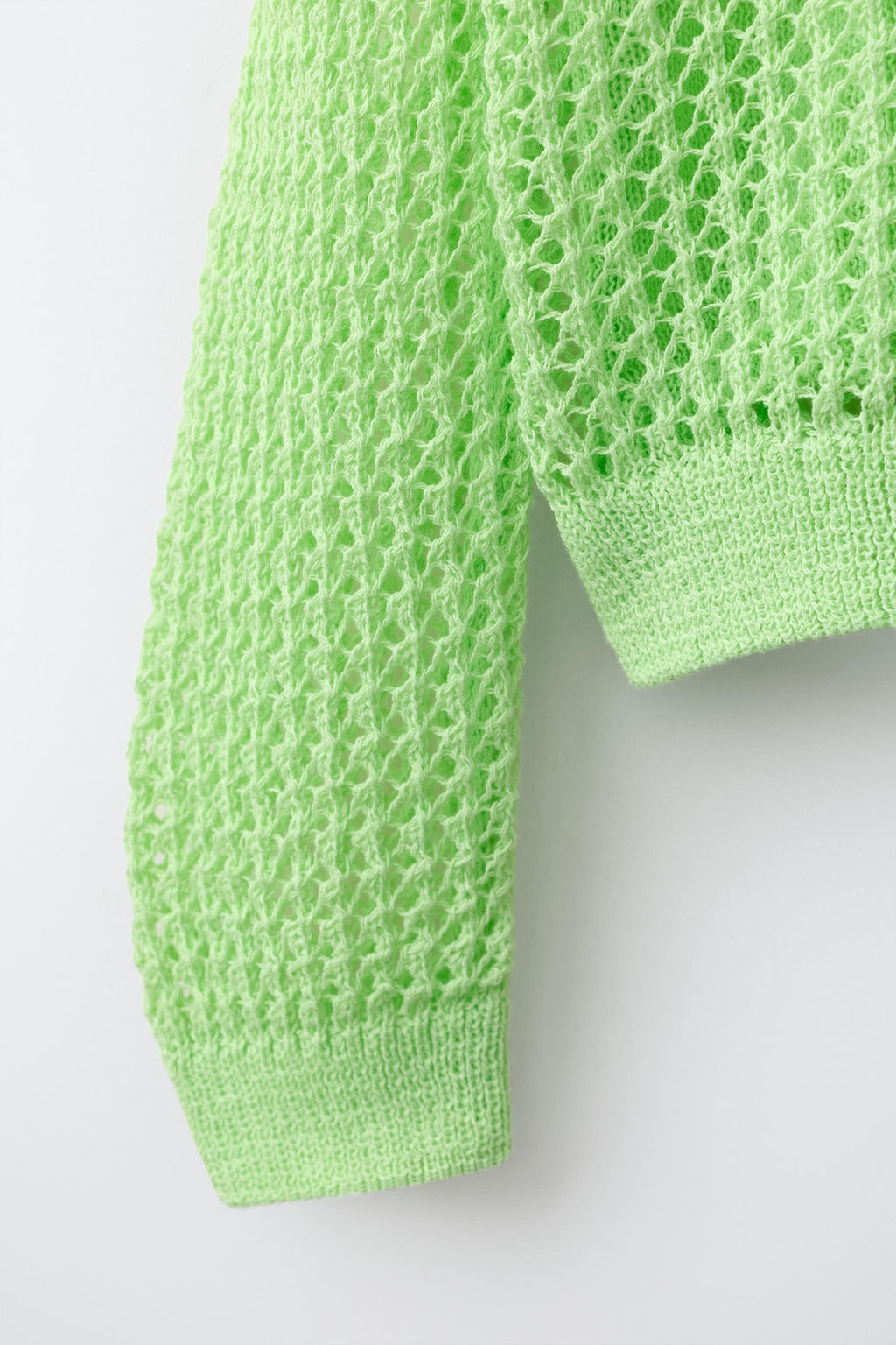 JERSEY DOBLE CAPA RED / verde lavado - Zara фото 4