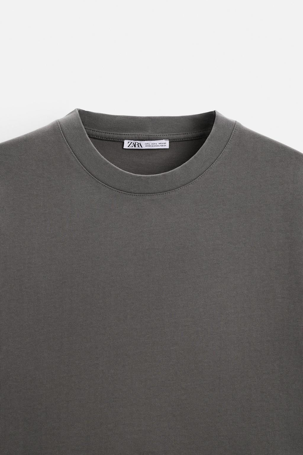 BASIC HEAVY WEIGHT T-SHIRT - Zara фото 30
