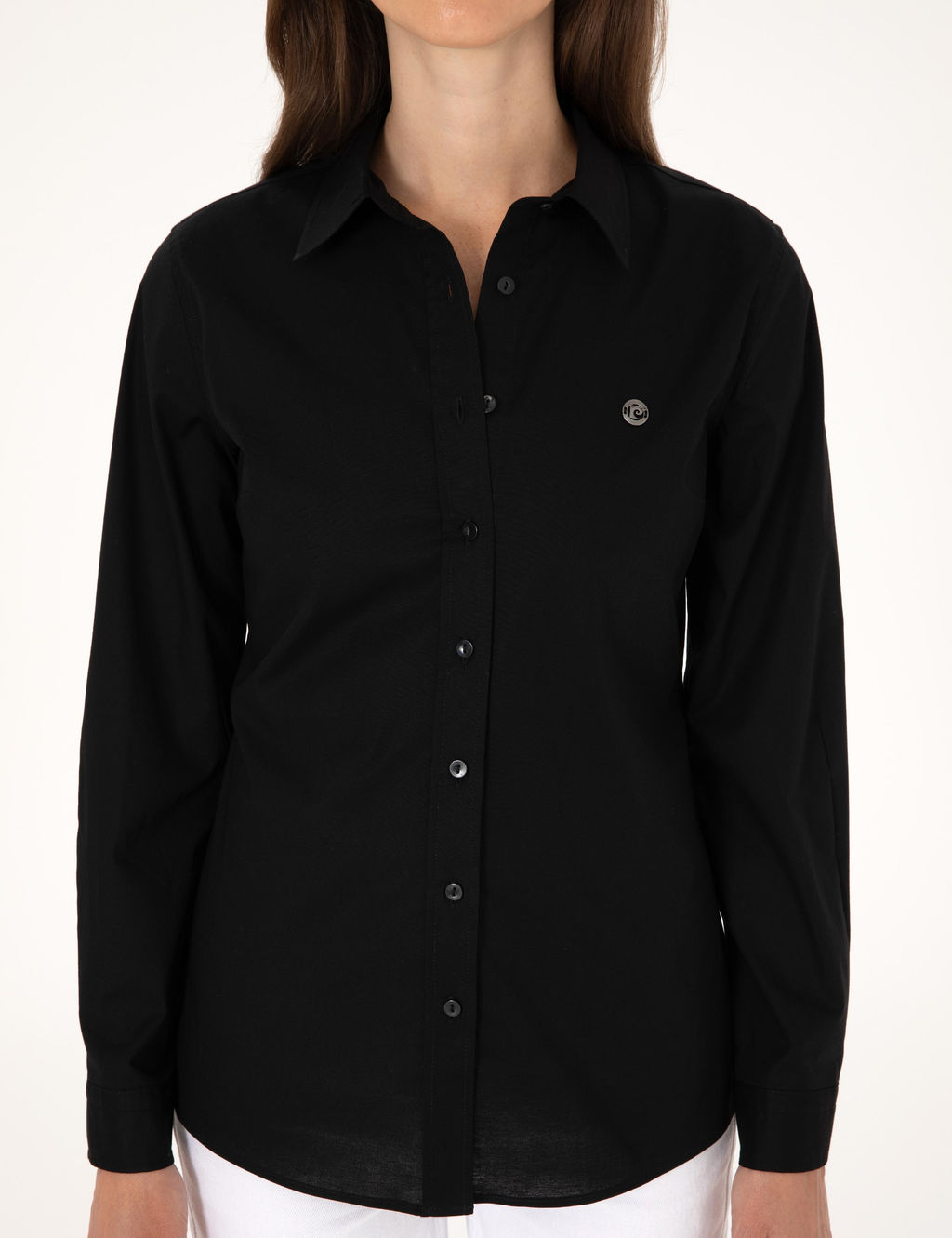 Siyah Slim Fit Uzun Kollu G_mlek