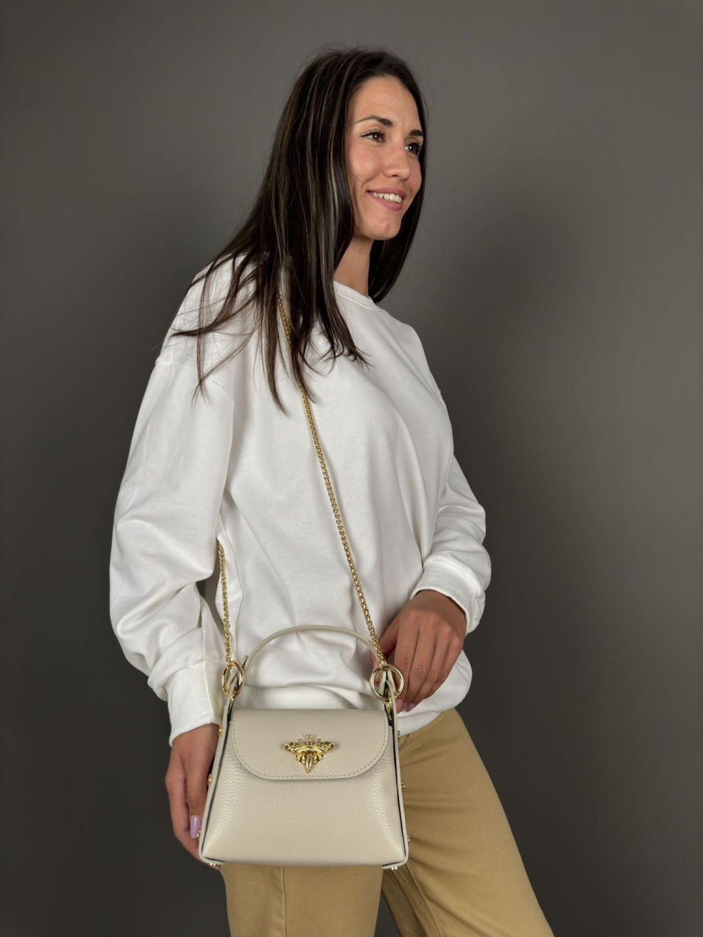 Сумка женская из телячьей кожи