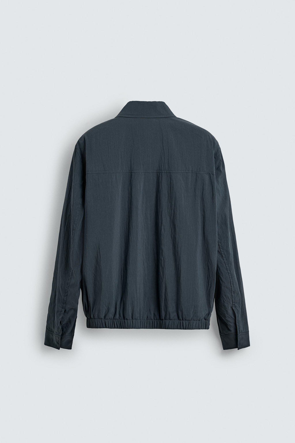 SOBRECAMISA FLUIDA REGULAR FIT / Marino oscuro