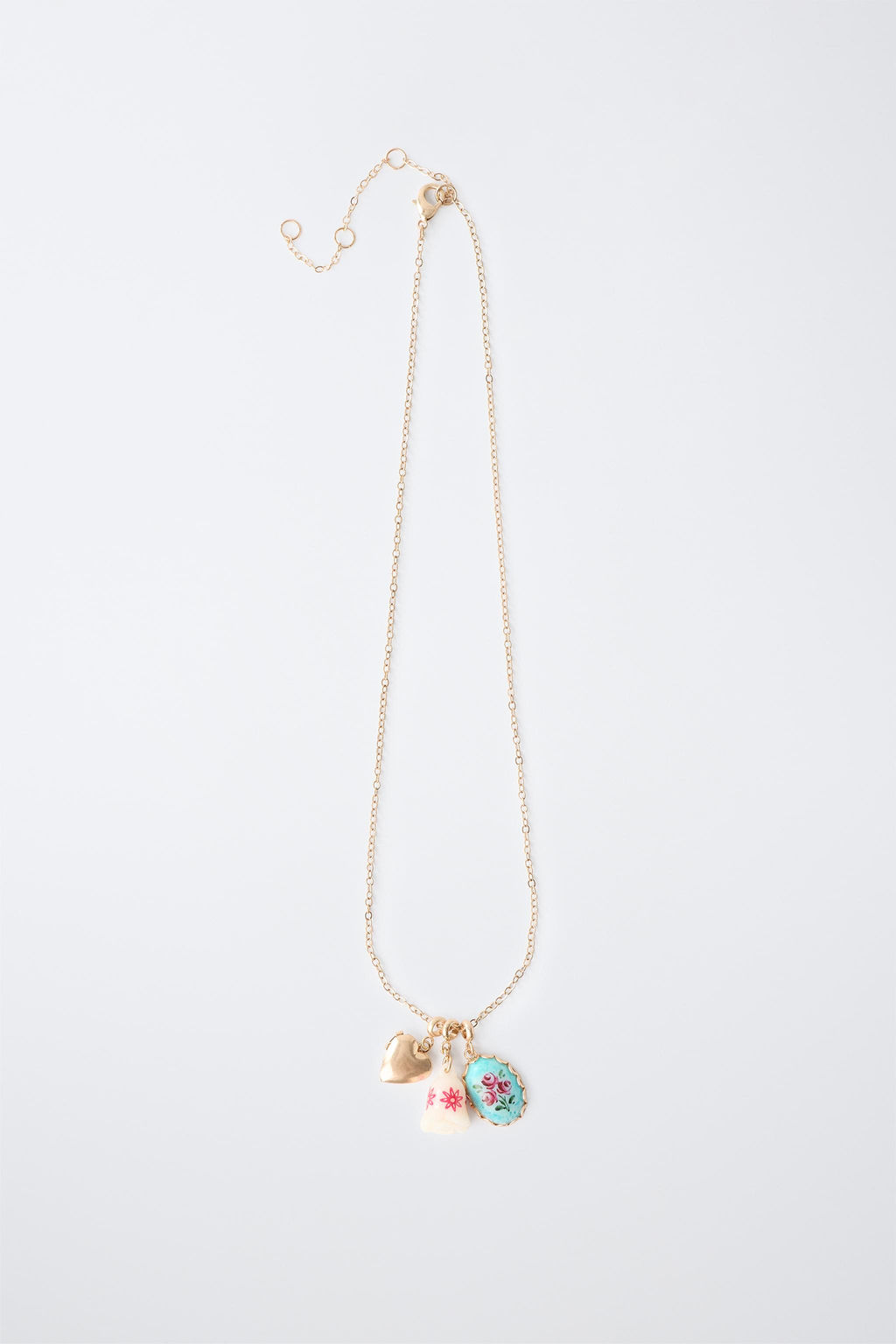COLLAR COLGANTES CHARMS / Dorado - Zara фото 4