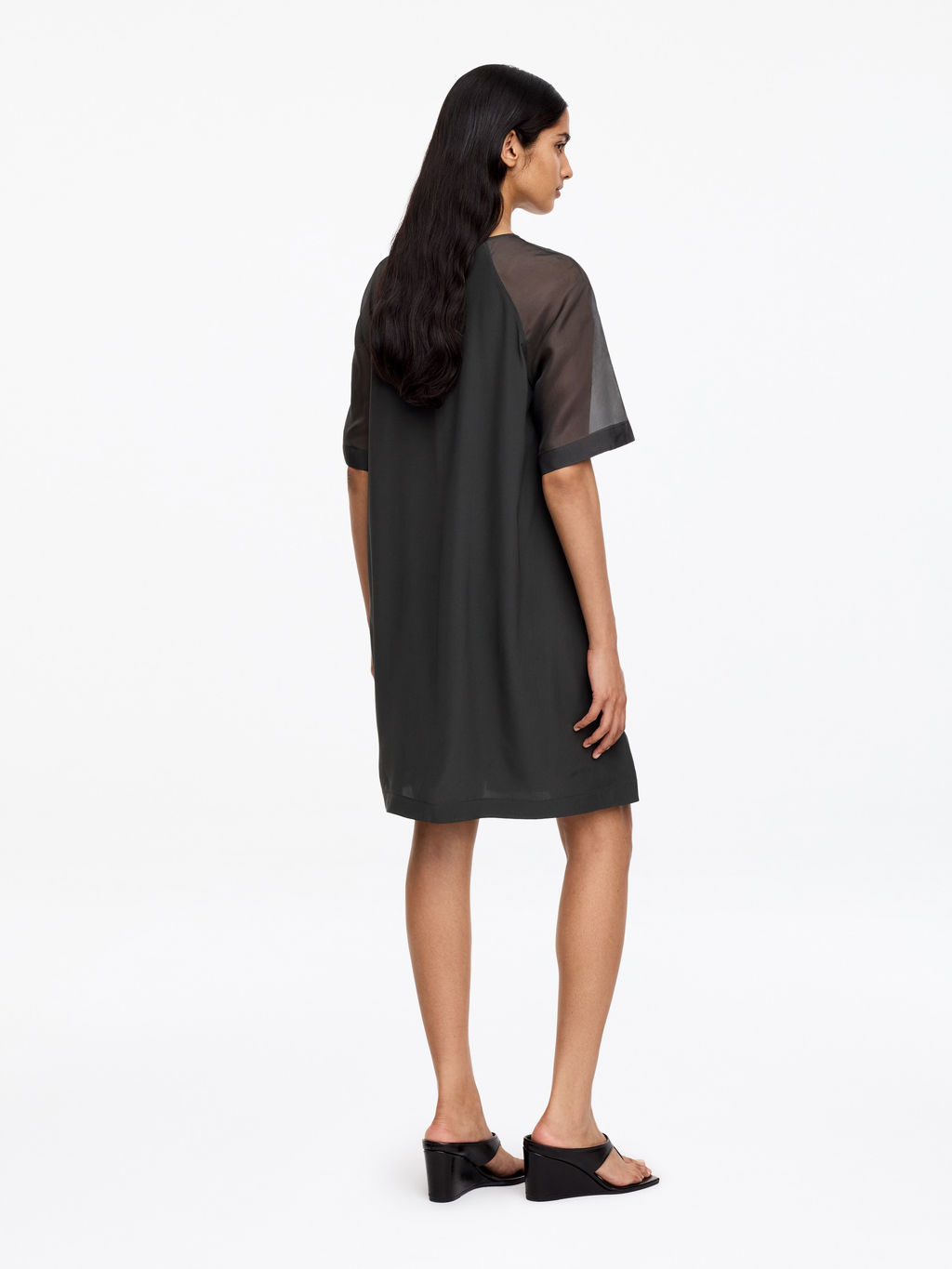 Vestido camiseta de seda - H&m фото 3