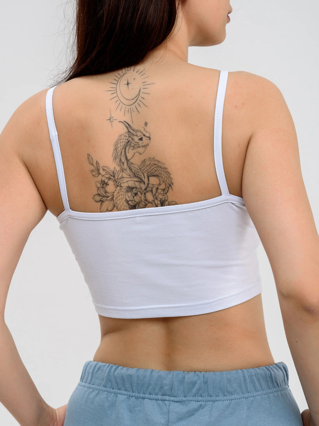 94% ХЛОПОК + 6% ЛАЙКРА Майка-топ