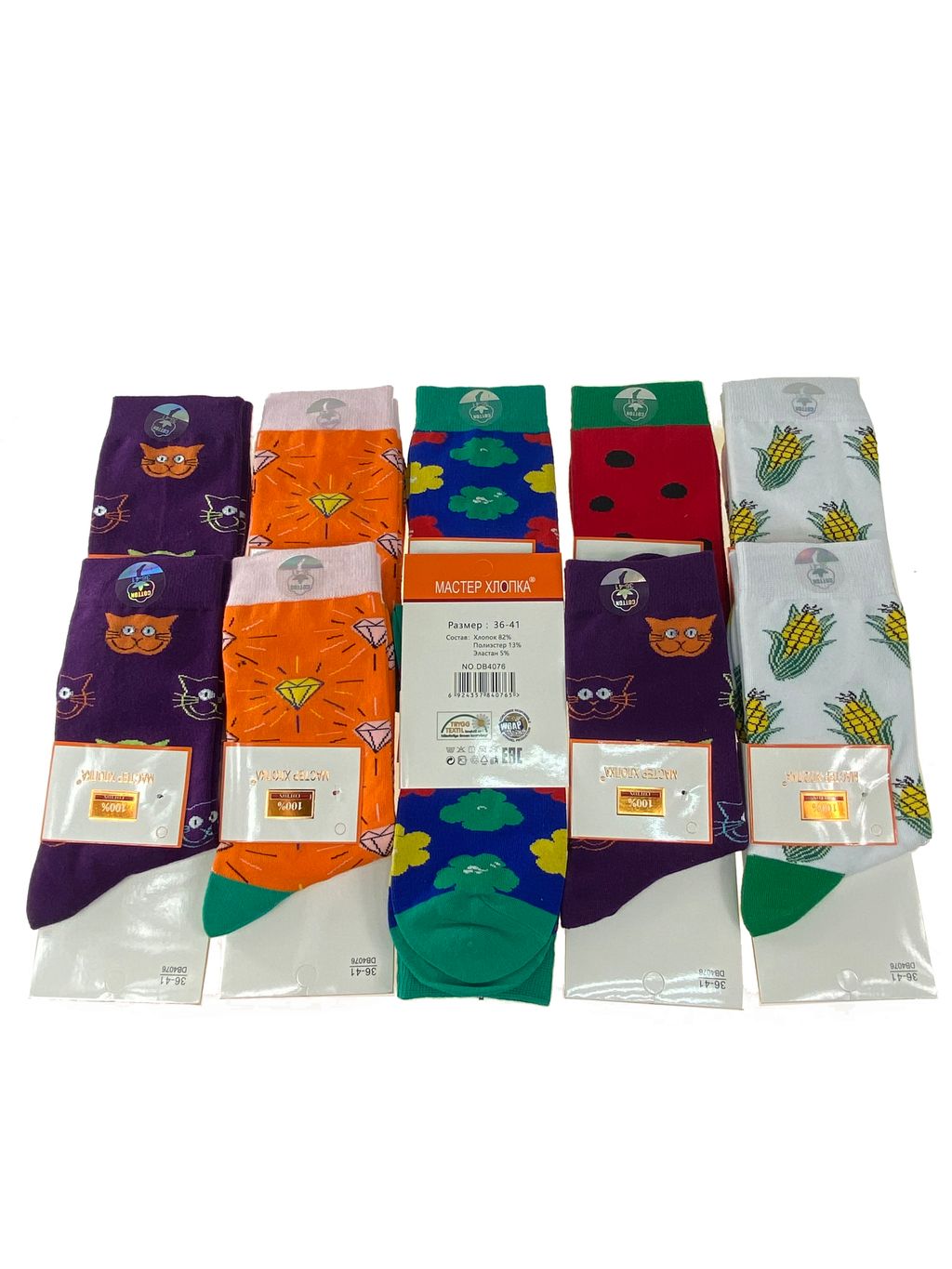 Подарочный набор женских ароматизированных носков с сюрпризом - Greta фото 39