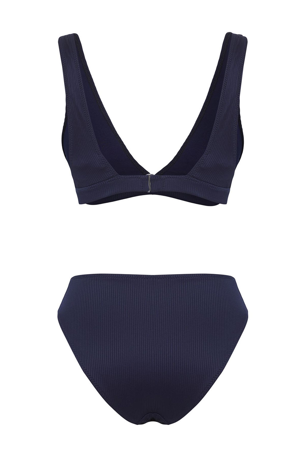 TRENDYOLMILLA Lacivert Ucgen Dokulu Regular Core Bikini Tak?m? TBESS25BT00004  фото 6