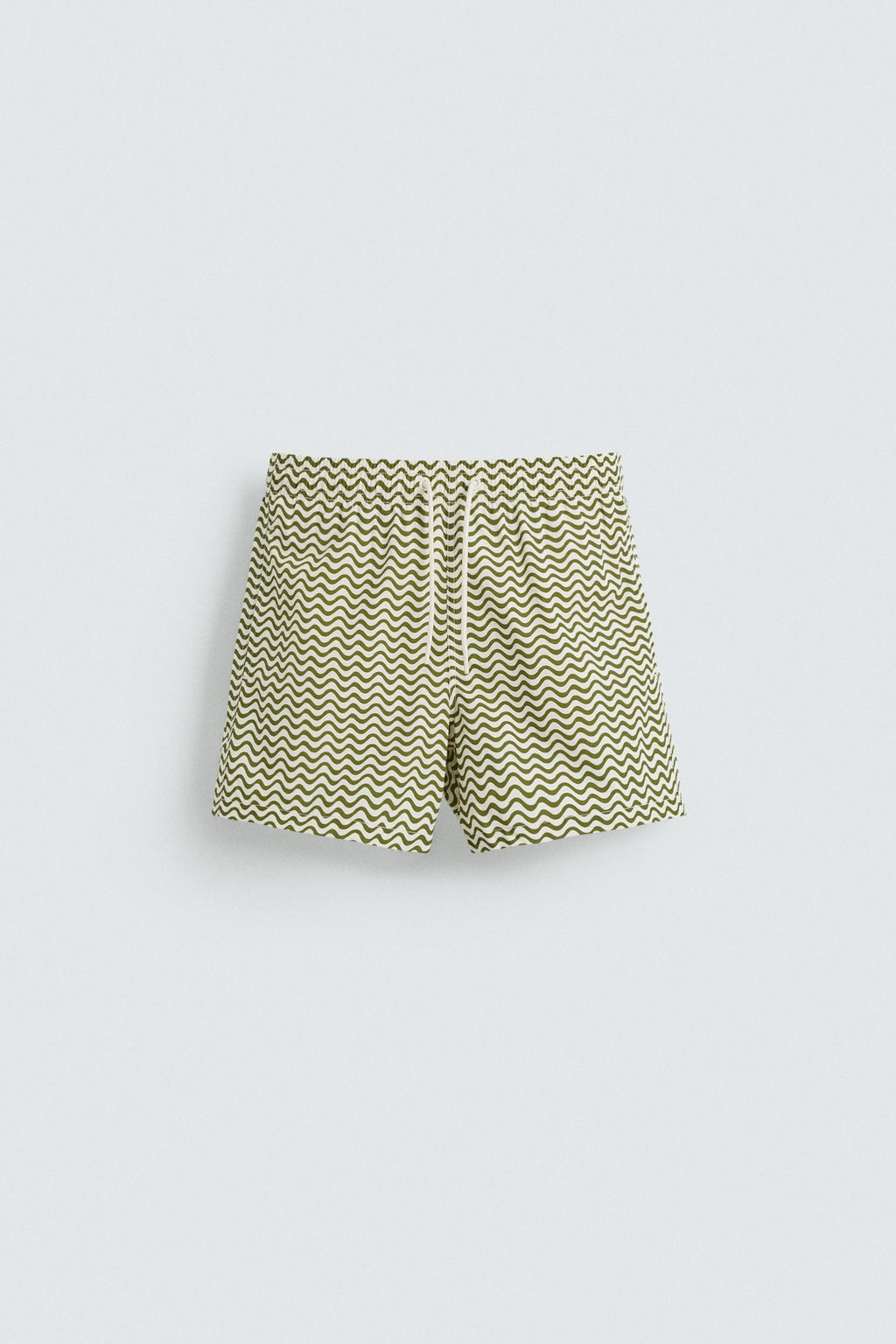 WAVY MID-LENGTH SWIMMING TRUNKS - Zara фото 6