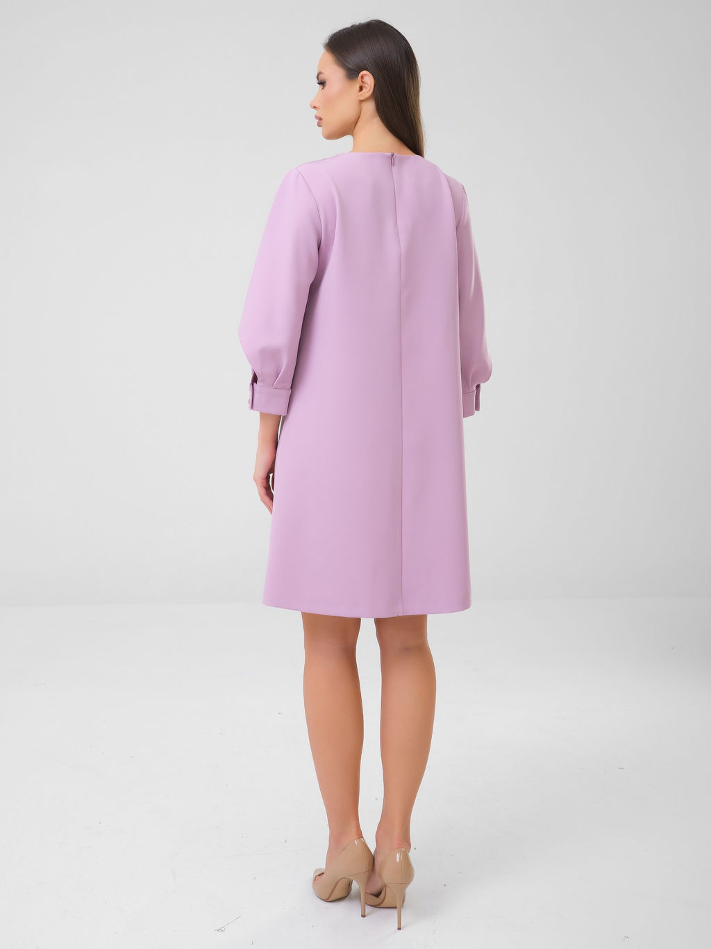 Платье с фантазийным рукавом - Stilla фото 4