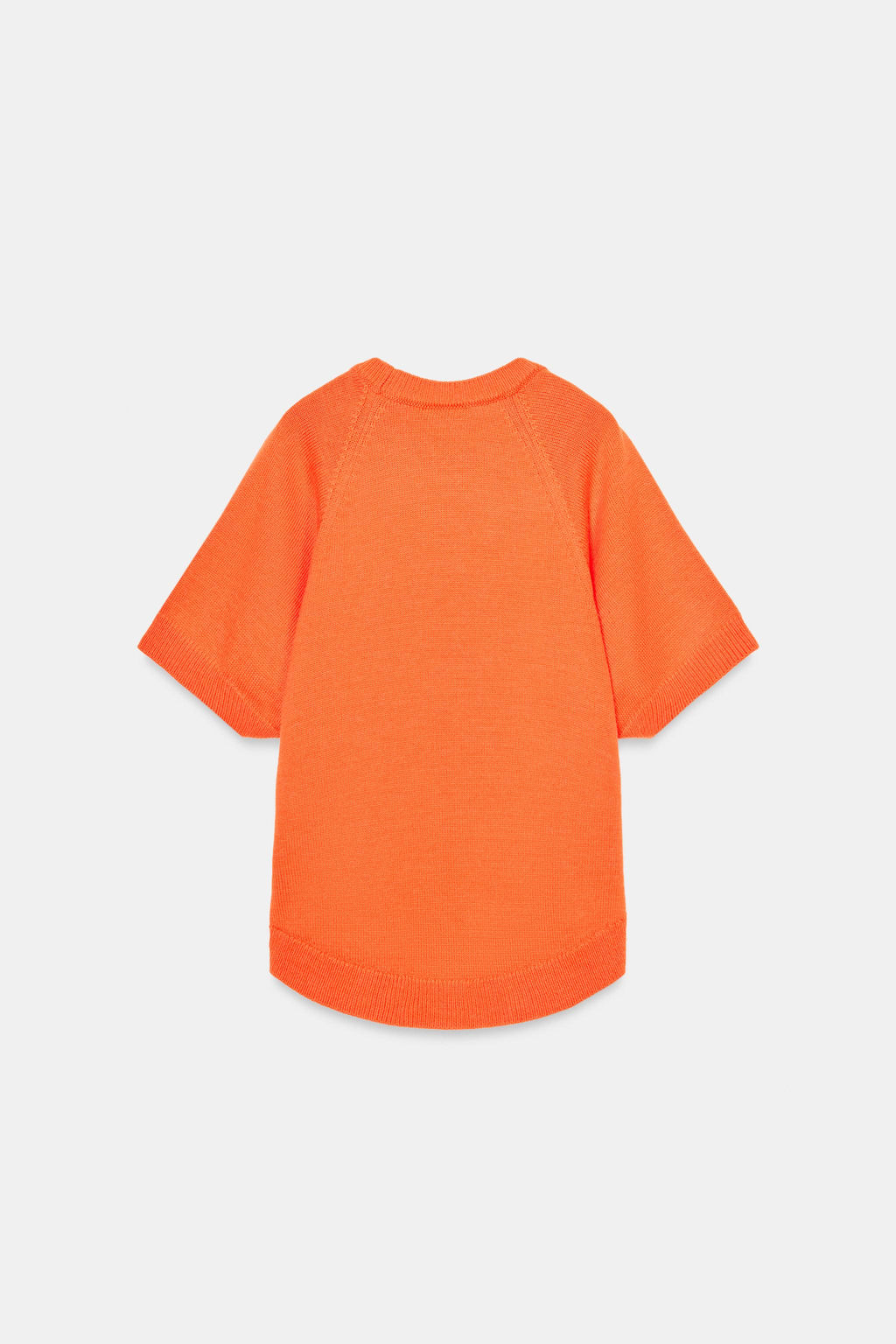 JERSEY PUNTO MANGA CORTA / Naranja - Zara фото 7