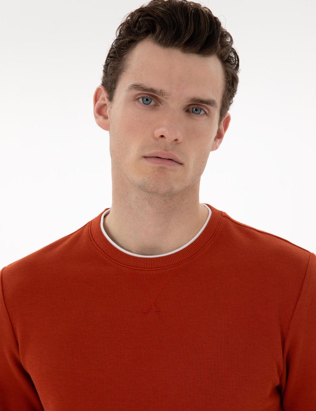 Kahverengi Regular Fit Sweatshirt - Pierre cardin фото 2