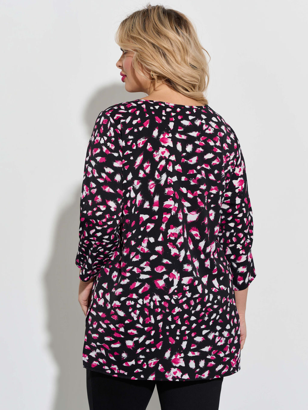 Блузка 0220-1 черный кварц