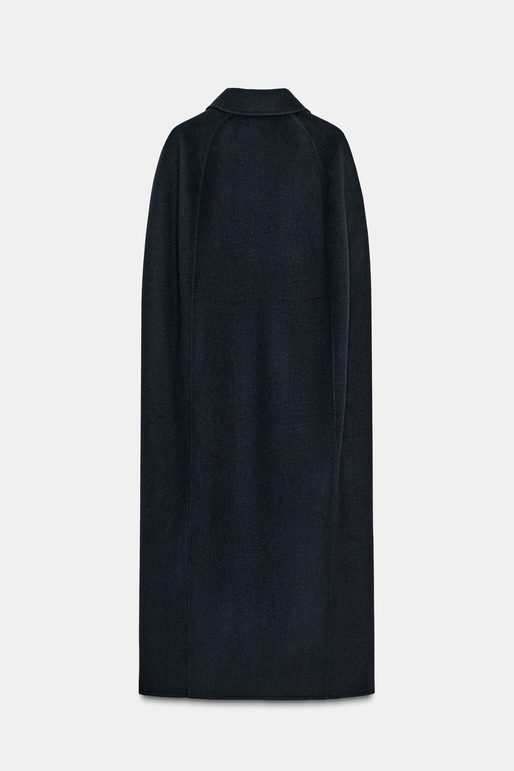 OVERSIZE WOOL BLEND CAPE ZW COLLECTION LIMITED EDITION - Zara фото 3