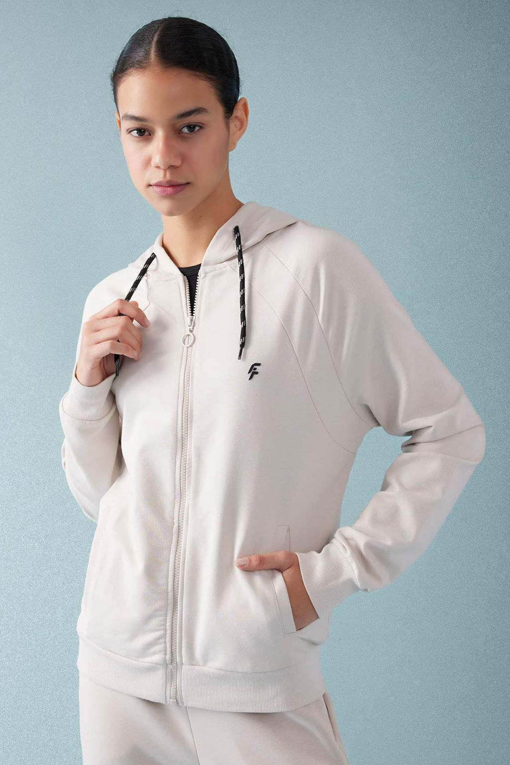 DeFactoFit Regular Fit Kapusonlu Fermuarl? Sweatshirt фото 2