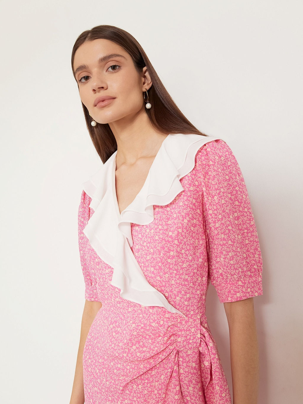 Платье с декоративным воротником PL1413/axilla - Emka фото 4