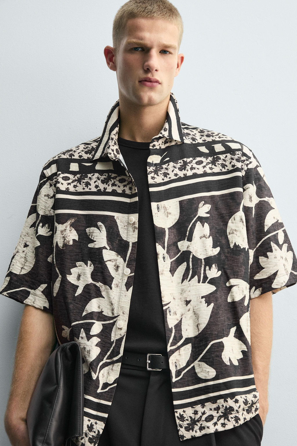 LEAF PRINT SHIRT - Zara фото 5