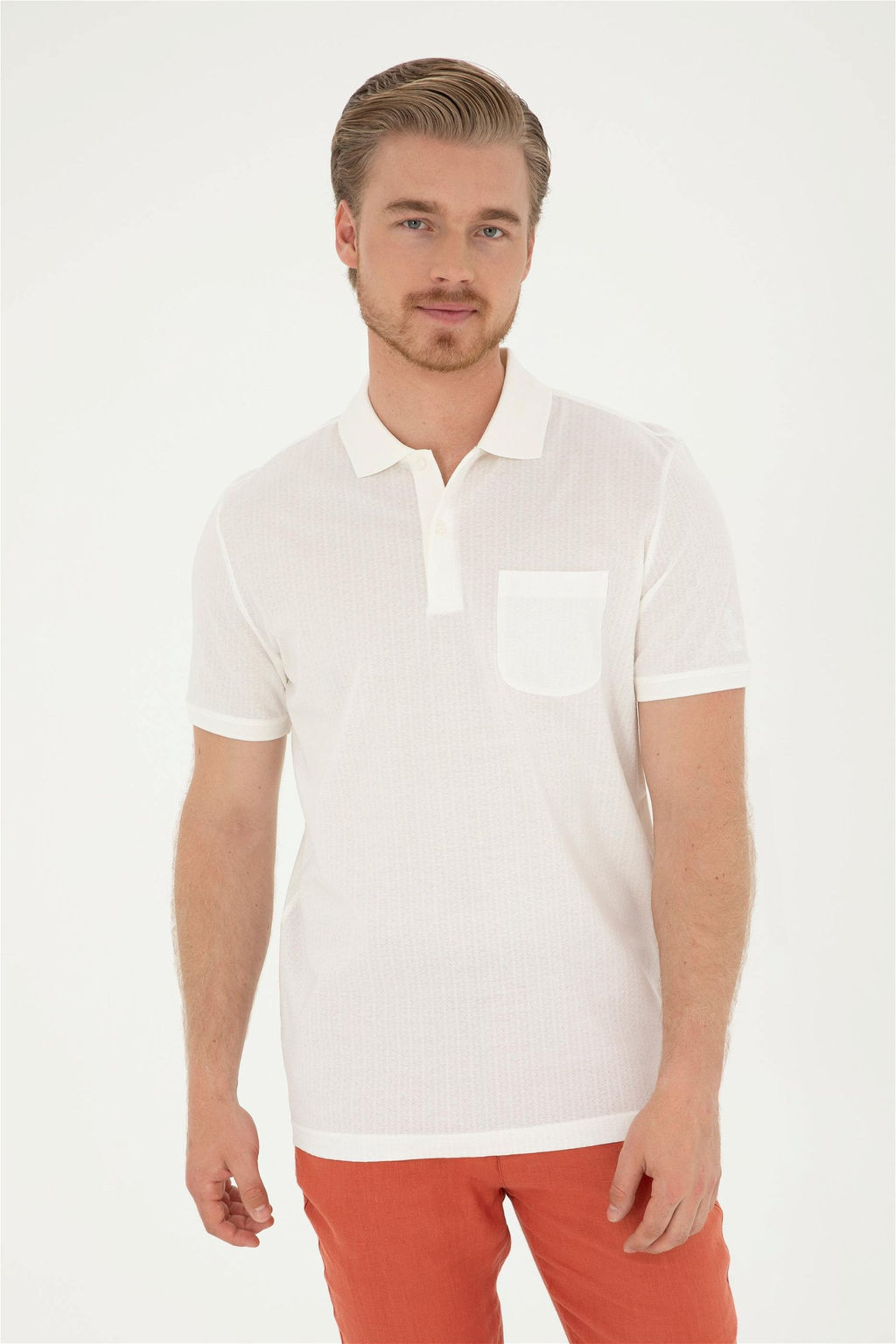 U. S. Polo Assn / Мужская футболка цвета экрю