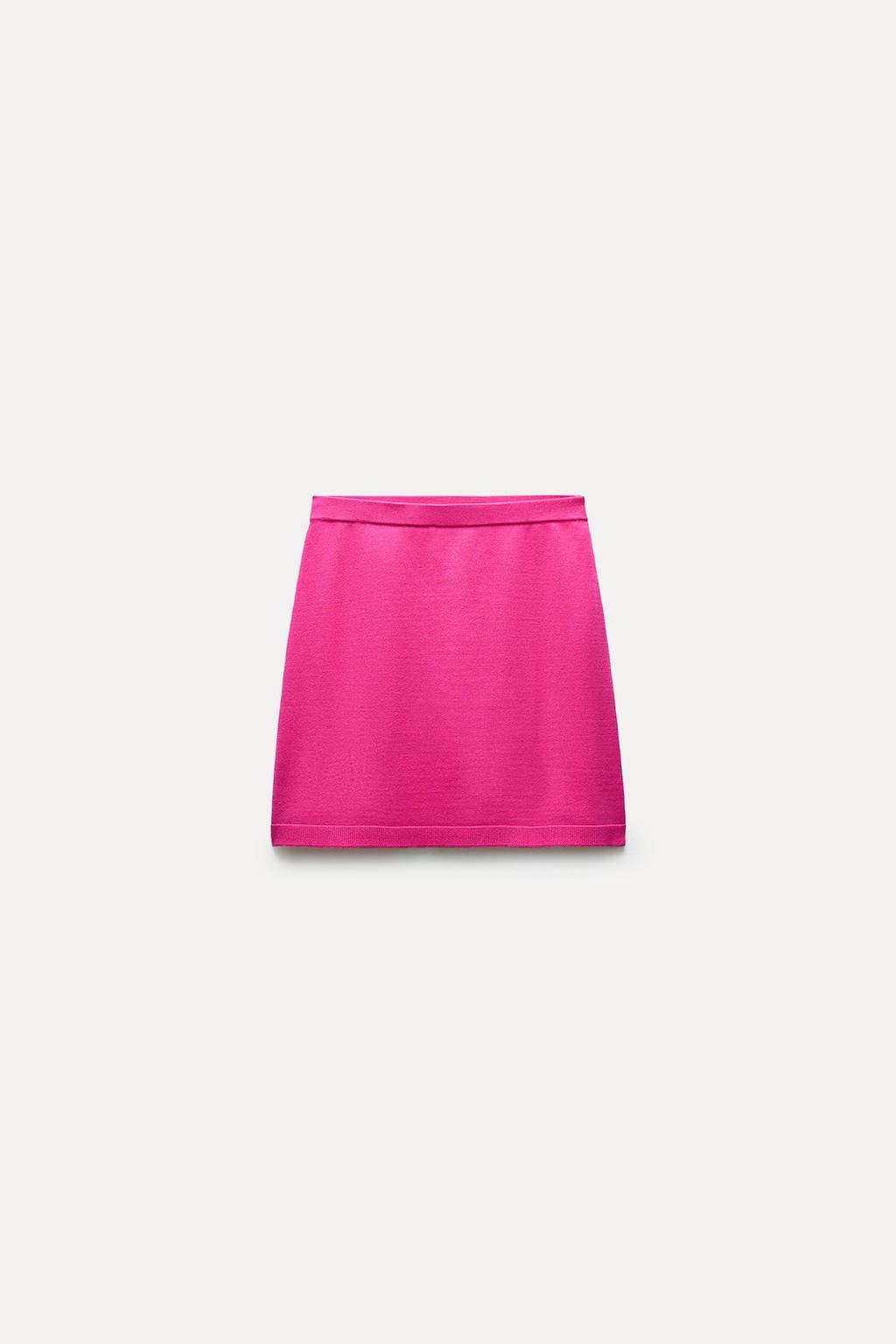 BASIC PLAIN KNIT SKIRT - Zara фото 10