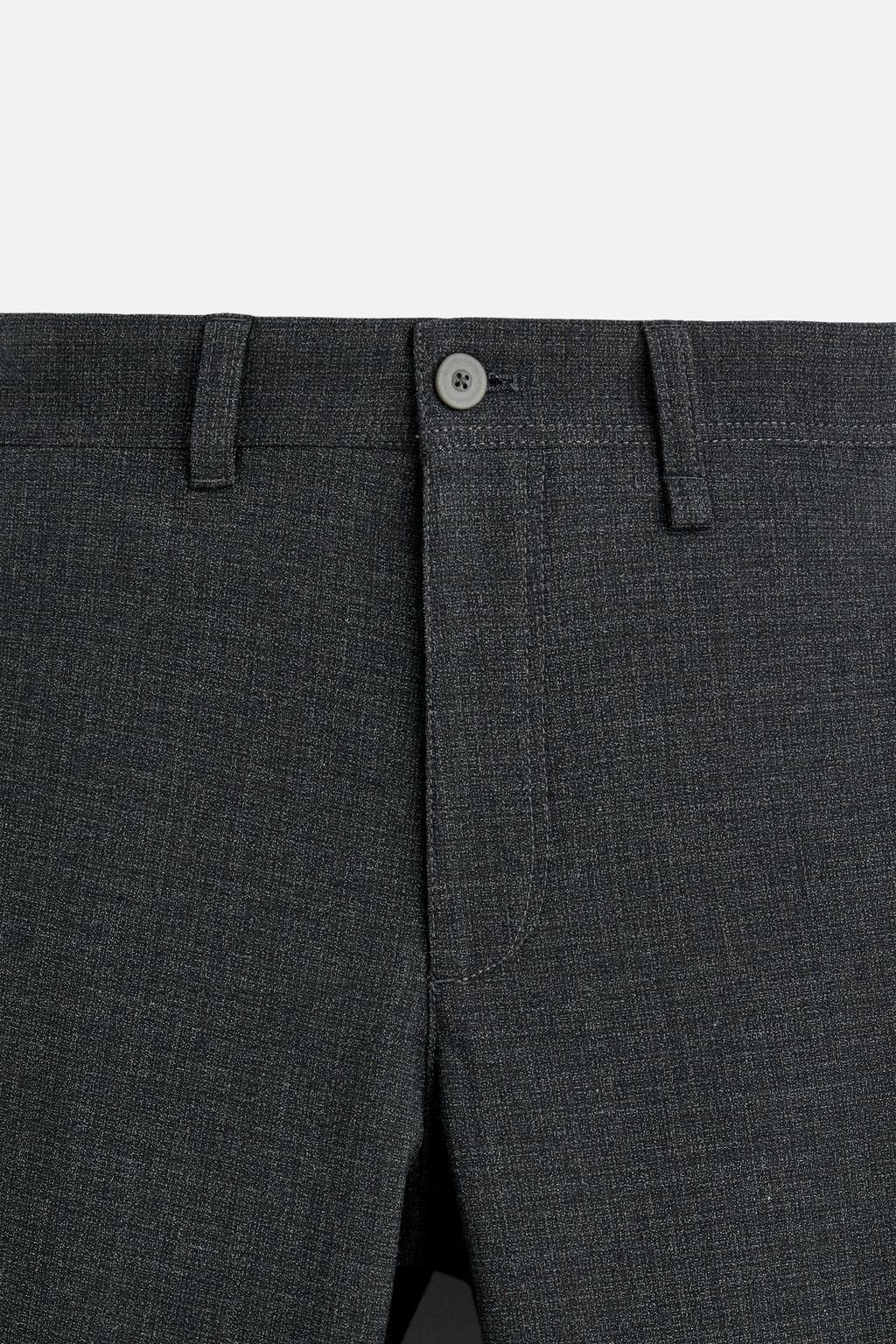 TEXTURED COMFORT TROUSERS - Zara фото 17