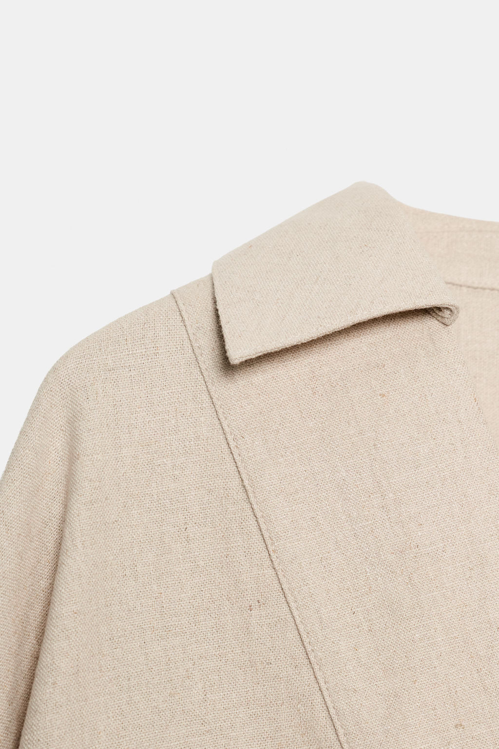 BLUSA ESTAMPADA RAYAS / Beige claro - Zara фото 10