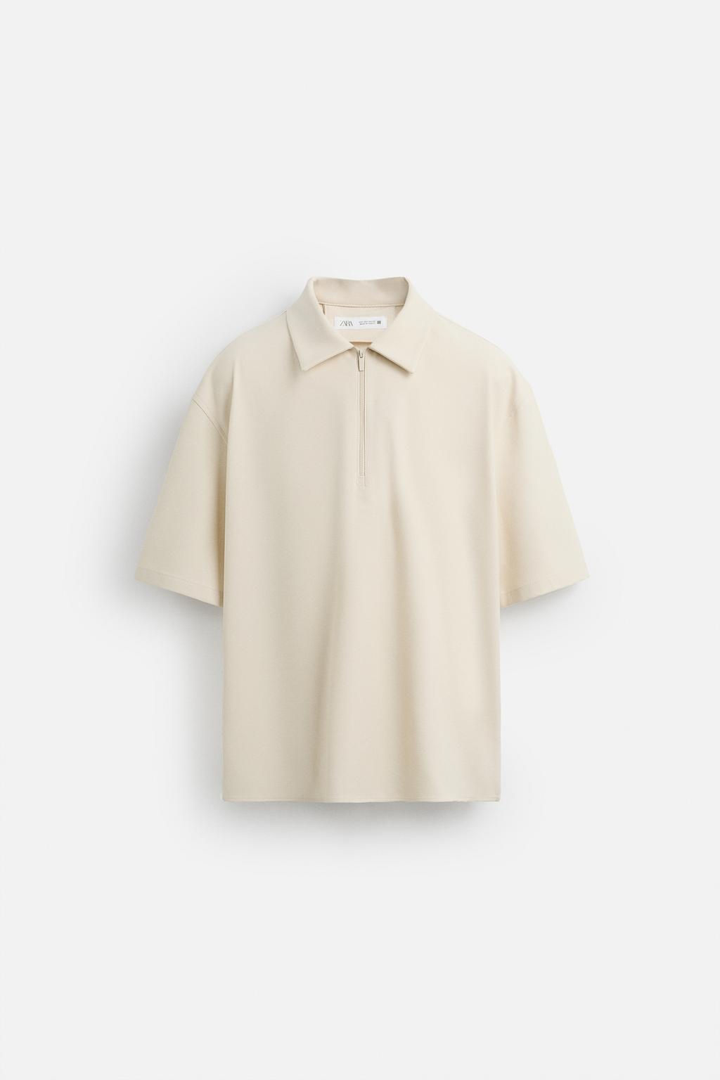 COMFORT ZIP POLO SHIRT - Zara фото 5