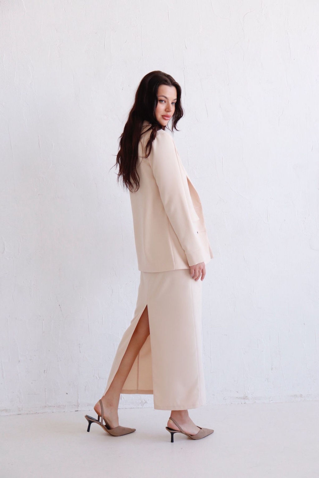 Martichelli Юбка кремовая  фото 3