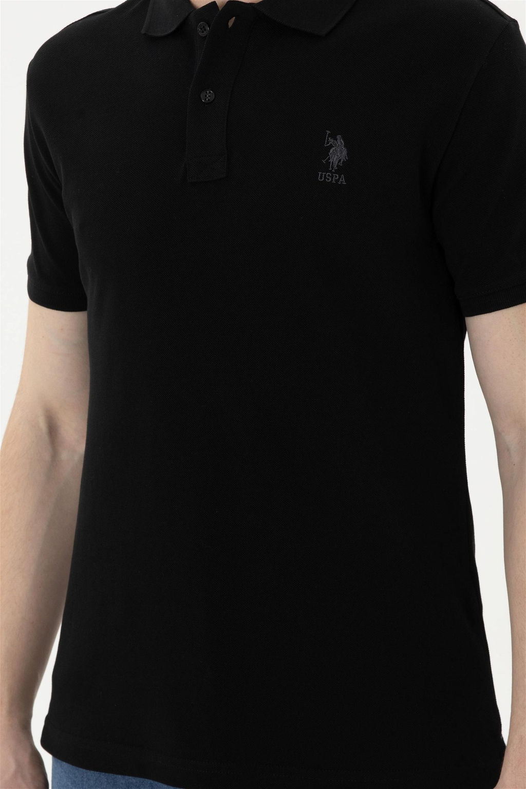 Мужская черная базовая футболка Неожиданная скидка в корзине - U.s. polo assn фото 6