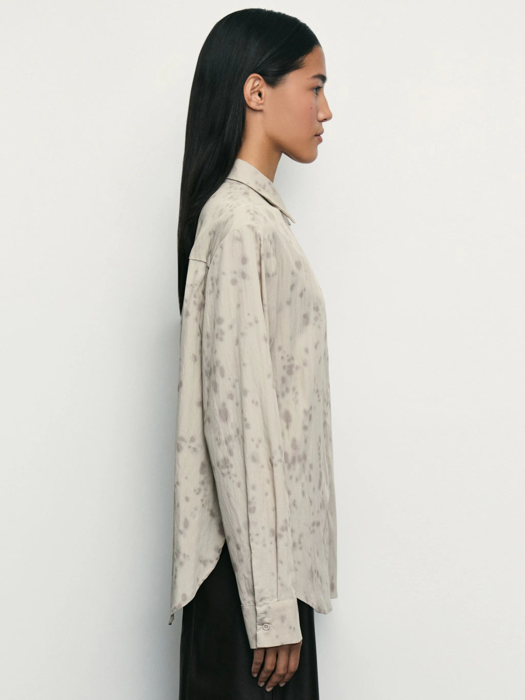 Блузка с абстрактным принтом / Zarina  фото 4