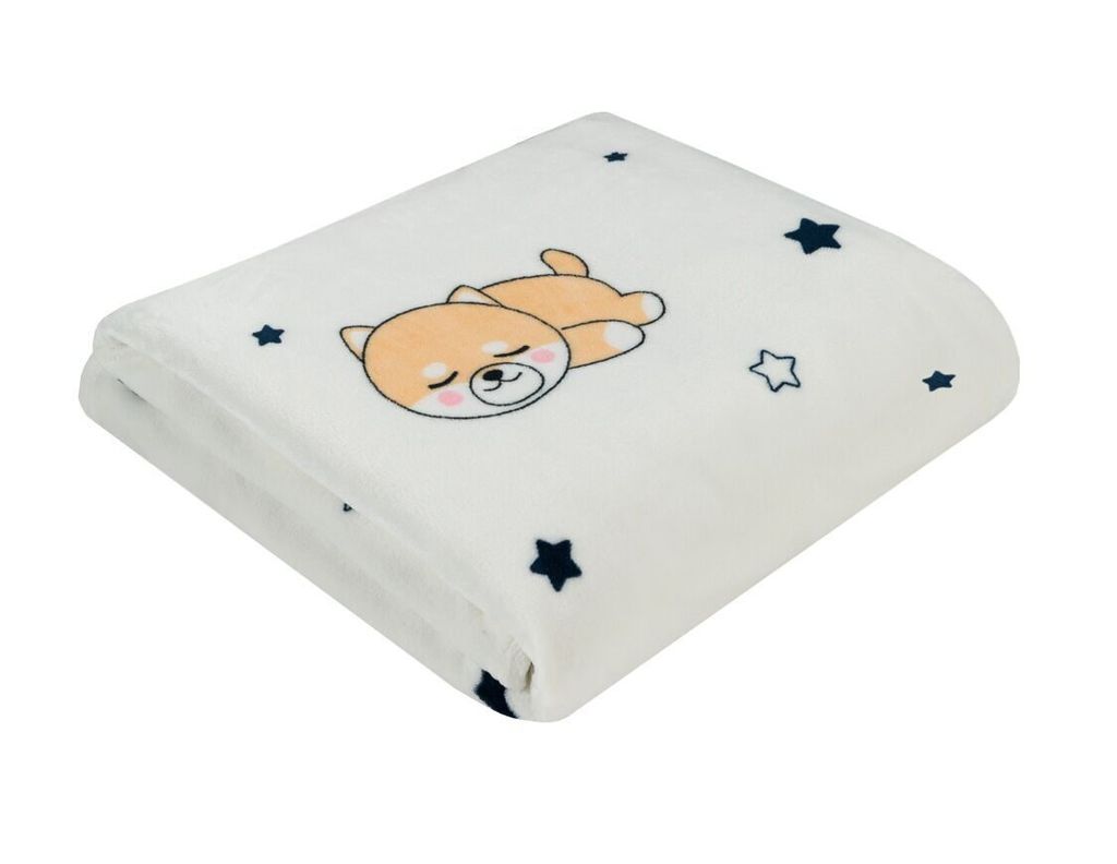 Покрывало-плед Собачки фланель-микрофибра 150*200 см. - Лен поволжья фото 2