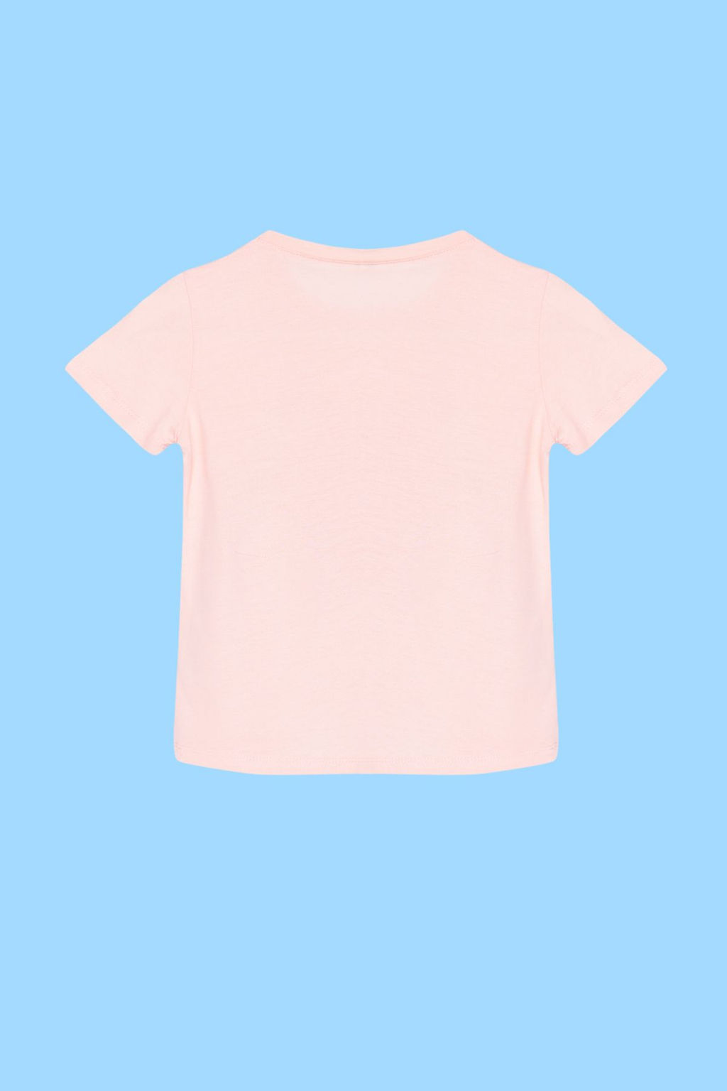 Pembe K?z Cocuk %100 Pamuk Cilek Desenli Regular/Normal Kal?p K?sa Kol Orme T-Shirt TKDSS24TS00007 - Trendyolmilla фото 3