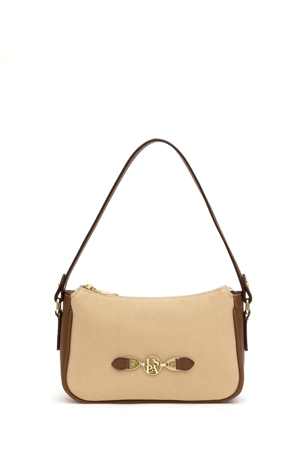 U. S. Polo Assn / Женская бежевая сумка через плечо