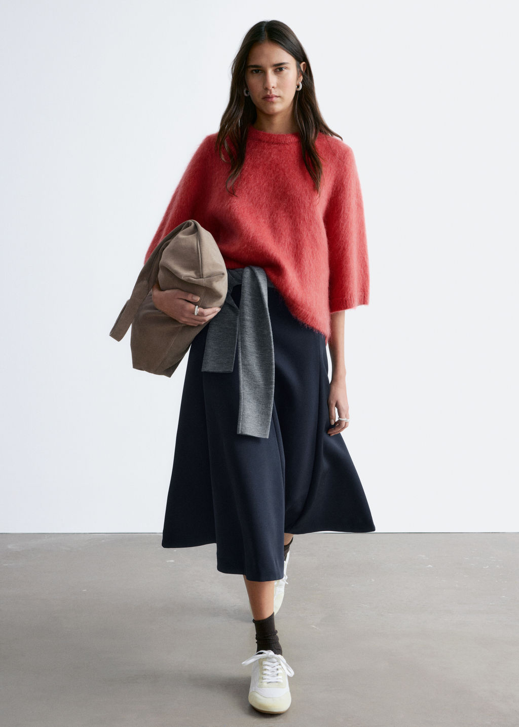 Mohair-Blend Knitted T-shirt - H&m фото 5