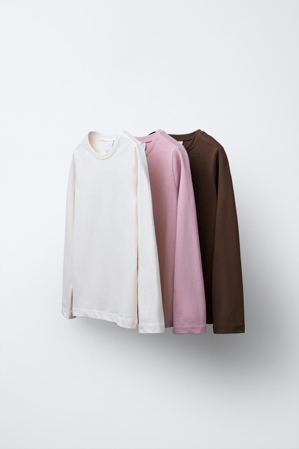 3-PACK OF PLAIN T-SHIRTS