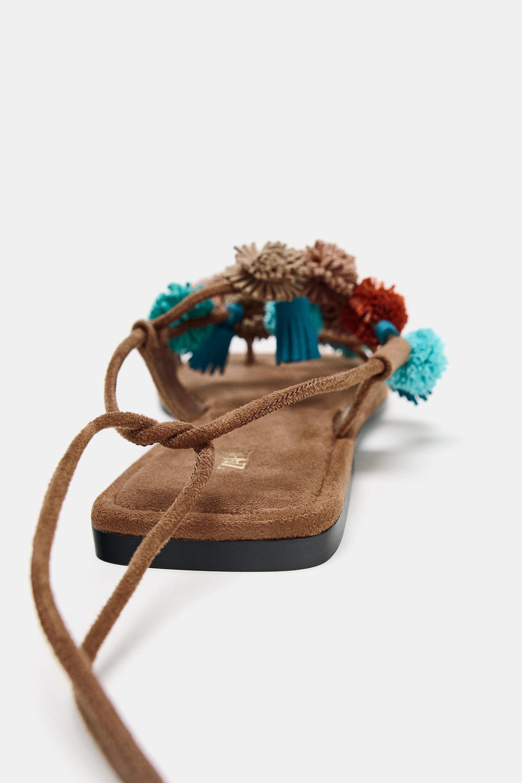 BEADED STRAPPY SANDALS - Zara фото 14