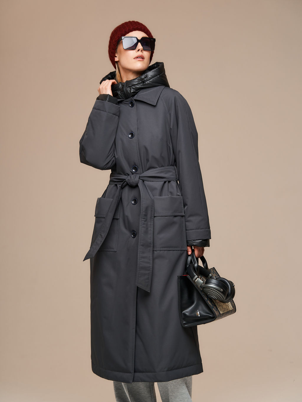 Плащ утепленный HOOPS, арт. 33090  фото 3