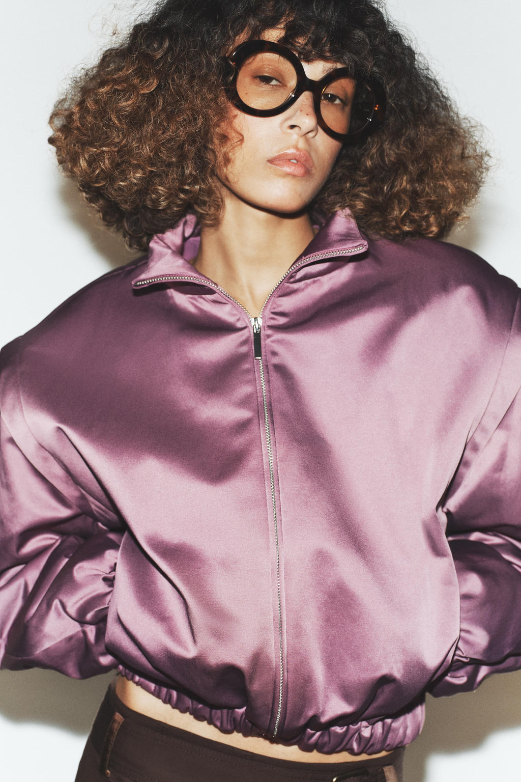 PUFFER JACKET WITH DEFINED SHOULDERS - Zara фото 2